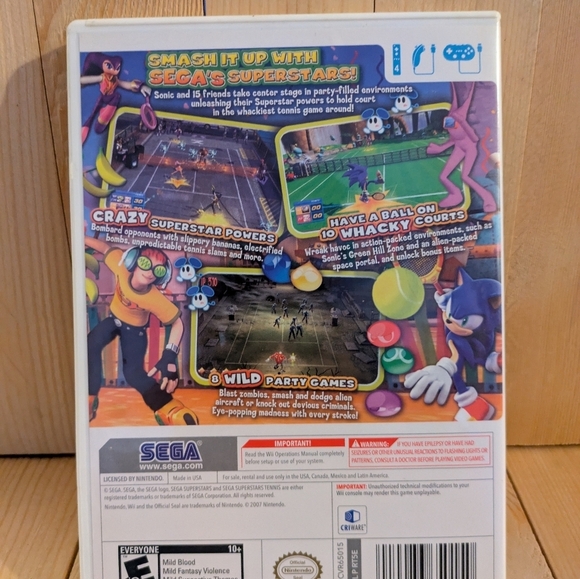 Superstars Tennis for Wii - Used - Picture 3 of 6